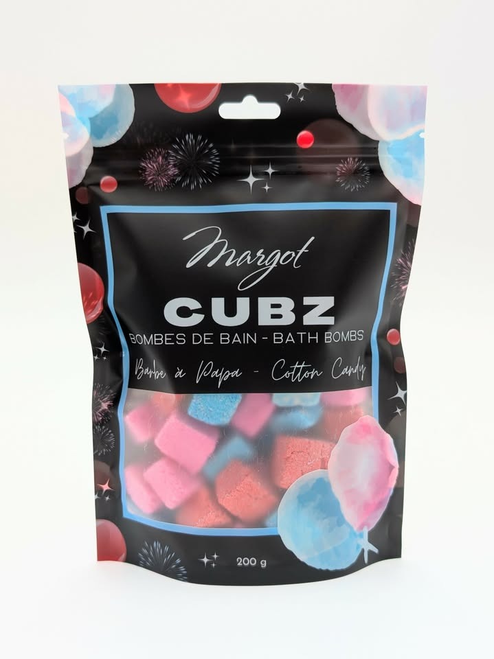 Cubz pour le bain - Barbe à papa