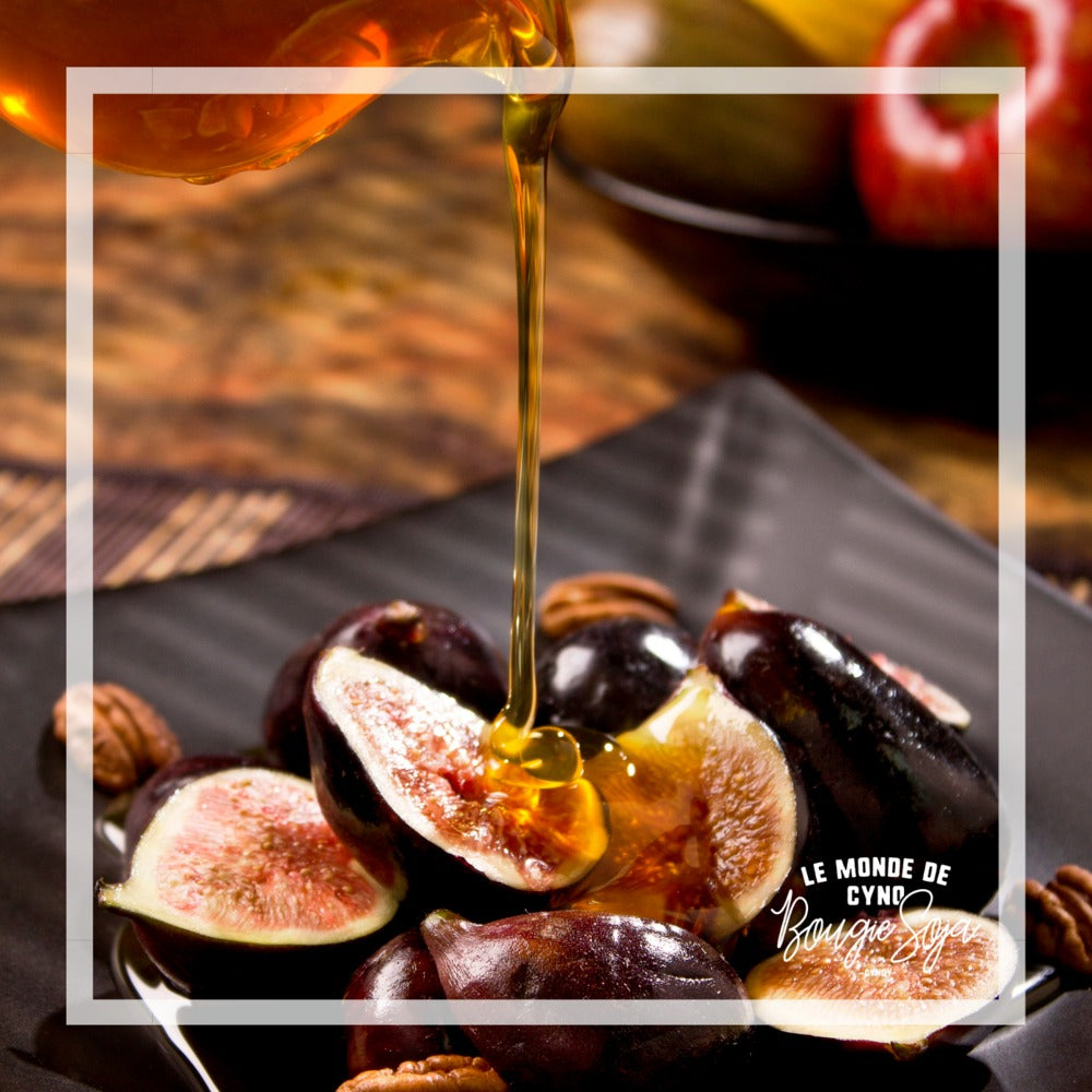 Chandelle -  Figues au miel et gingembre