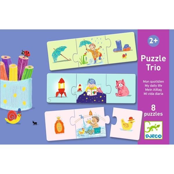 Casse-tête - Puzzle Duo-trio - Mon quotidien