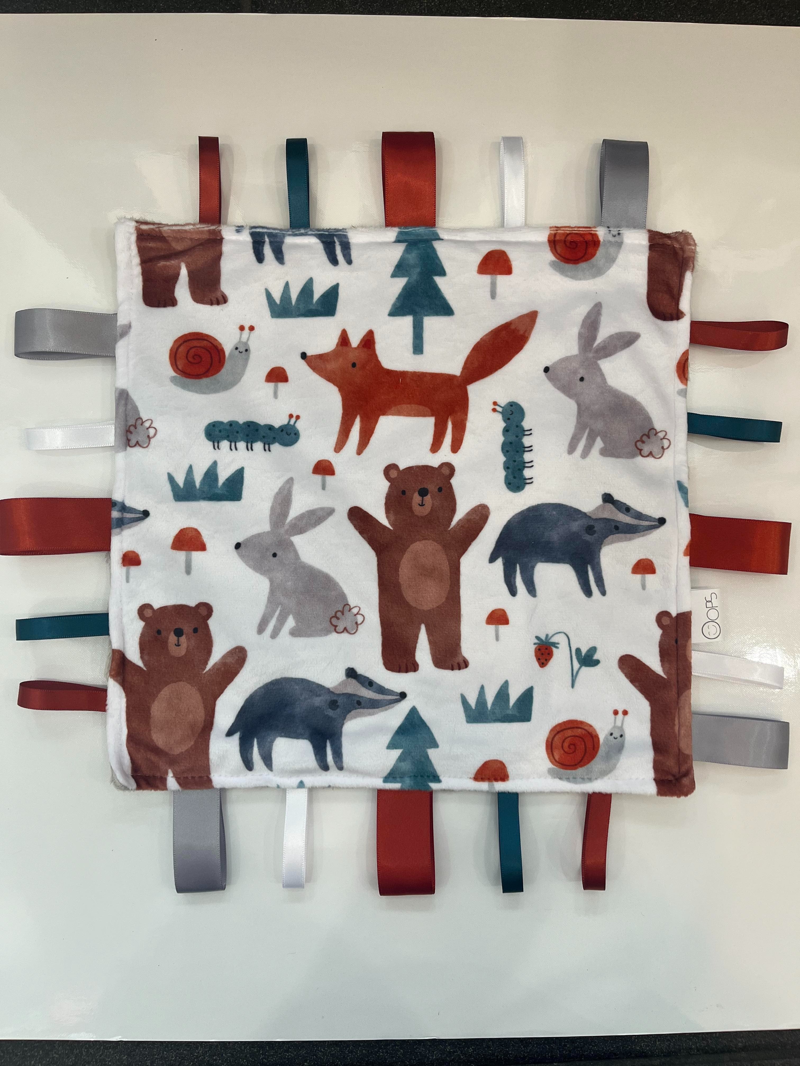 Doudou étiquettes - Animaux
