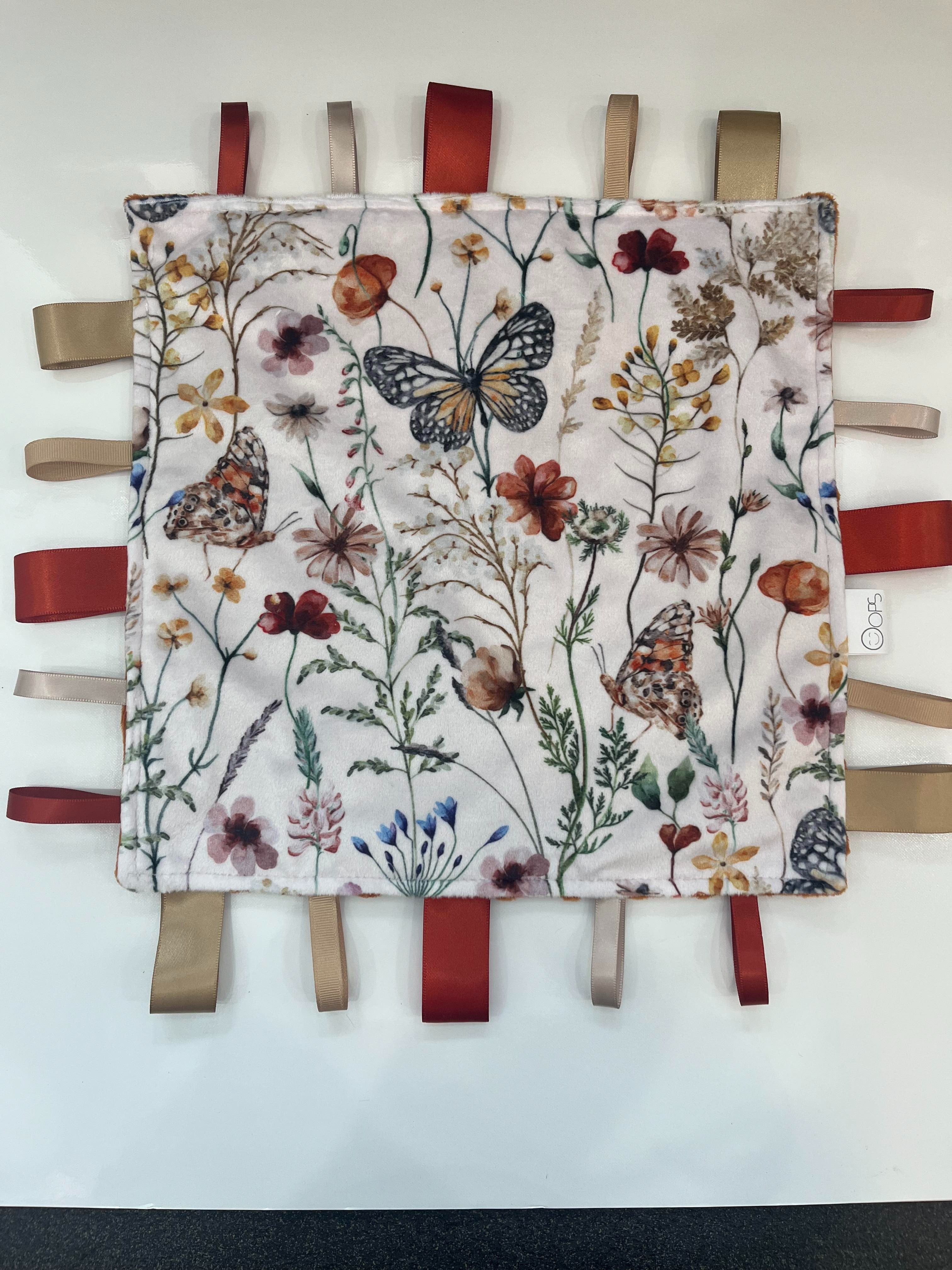 Doudou étiquettes - Papillon