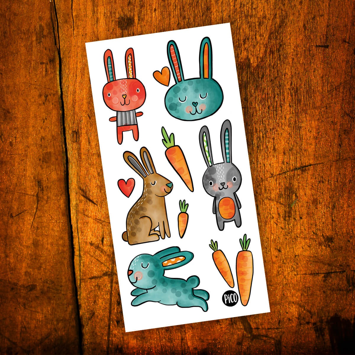 Tatouage -  Les doux lapinous