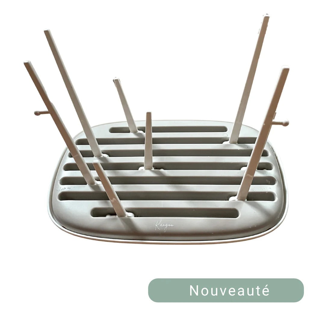 Égouttoir à bouteilles, pochettes alimentaires réutilisables