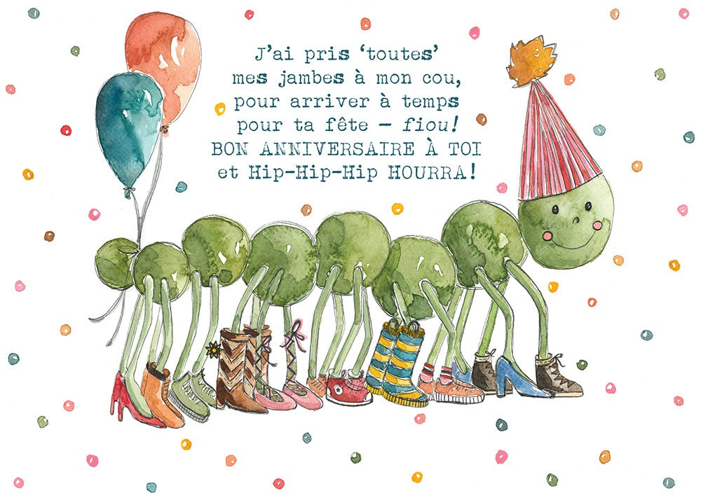 Carte de souhaits - Bon anniversaire