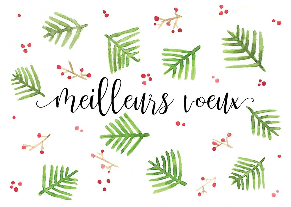 Carte de souhaits - Meilleurs voeux
