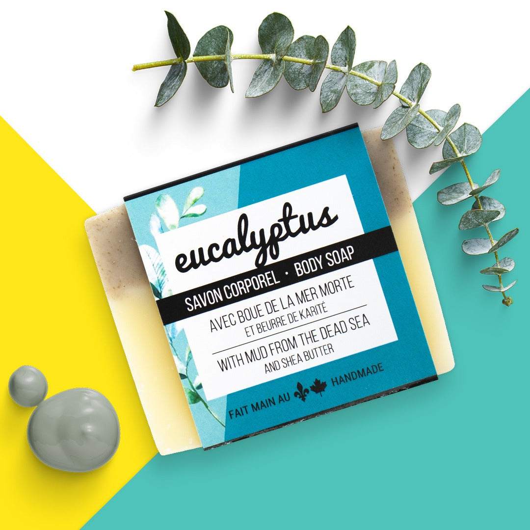 Savon hydratant pour le corps - Eucalyptus et boue de la mer morte