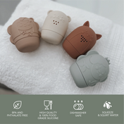 Jouets de bain silicone - Collection Fée