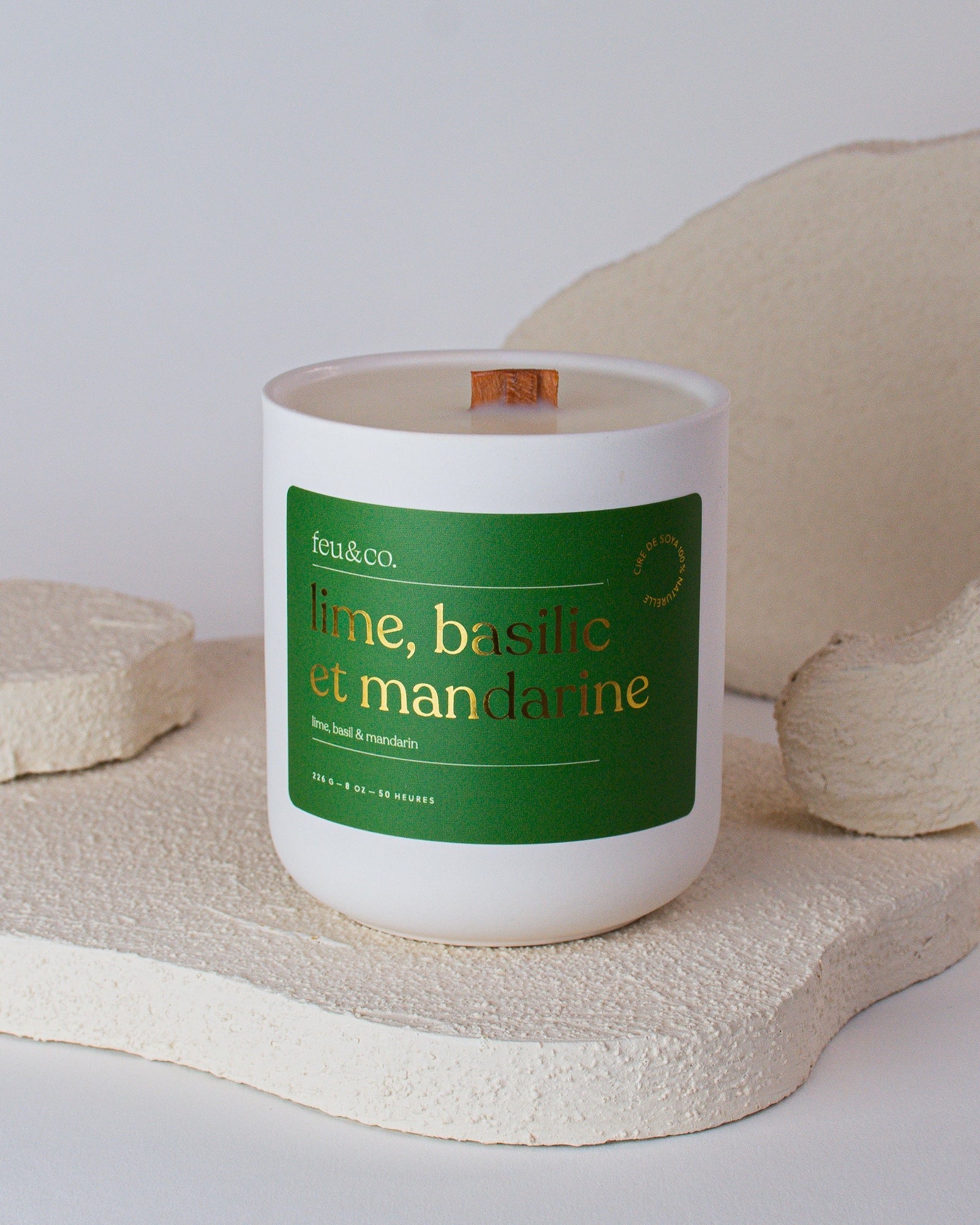 Bougie - Lime, basilic et mandarine