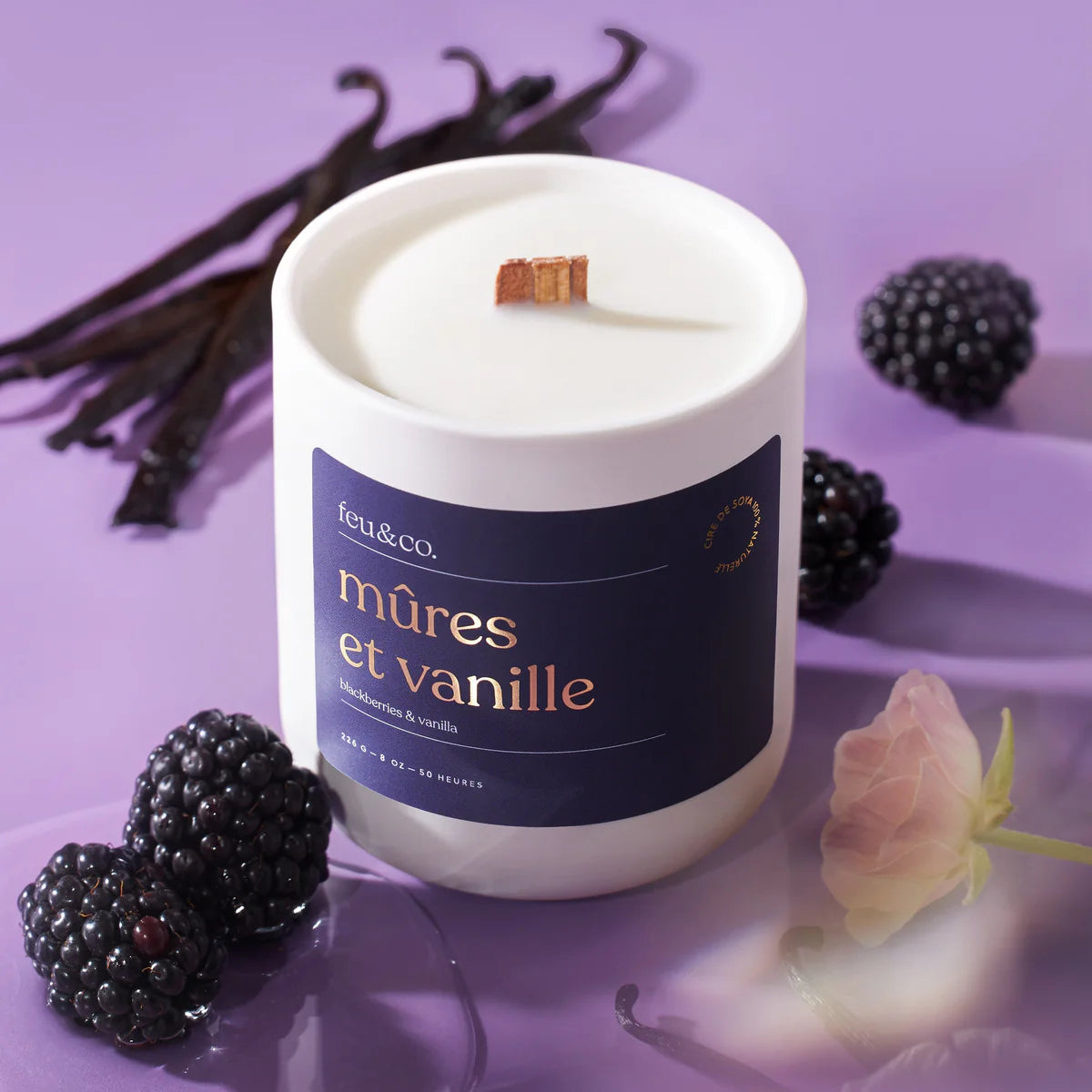 Bougie - Mûres et vanille