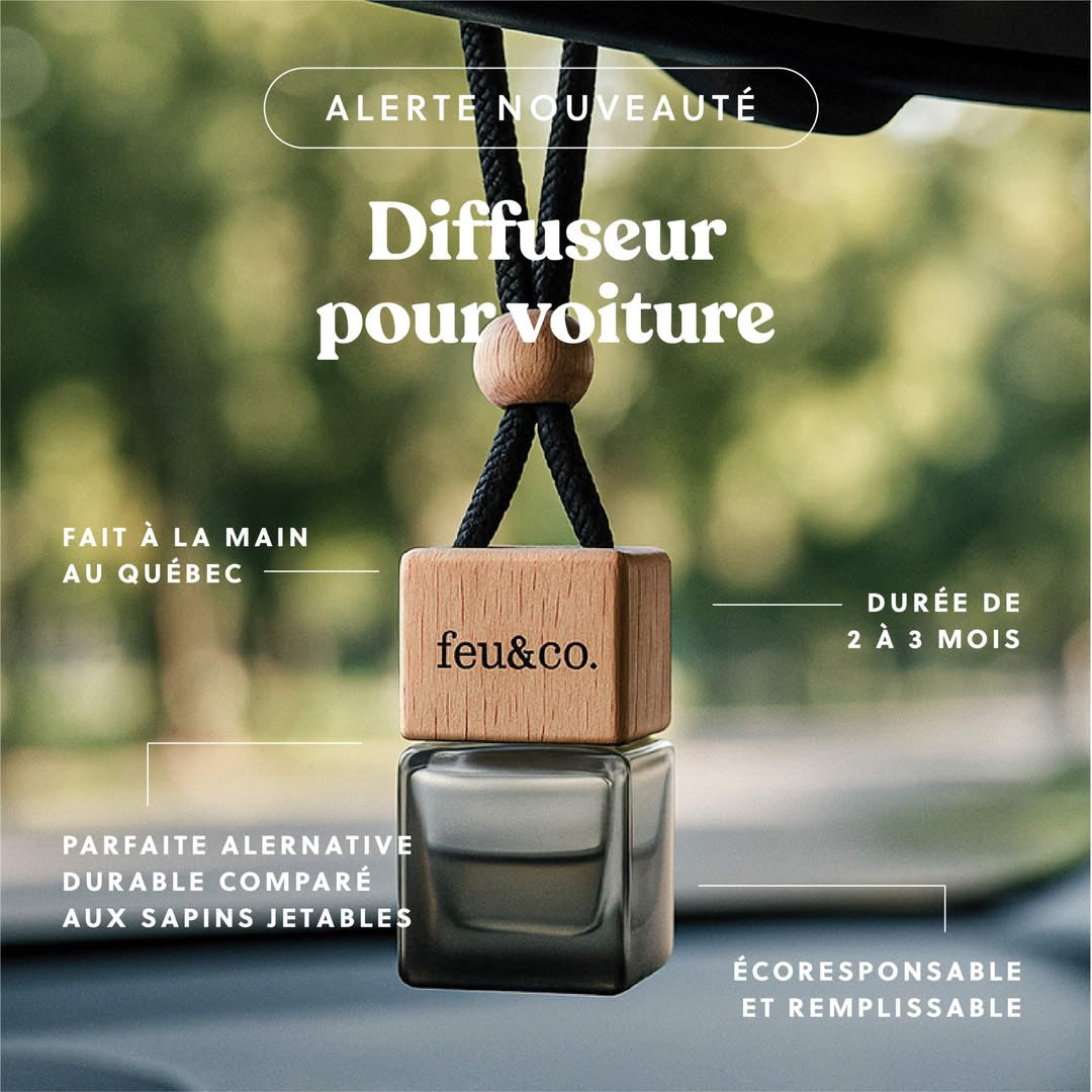 Diffuseur voiture - Vanille ambrée