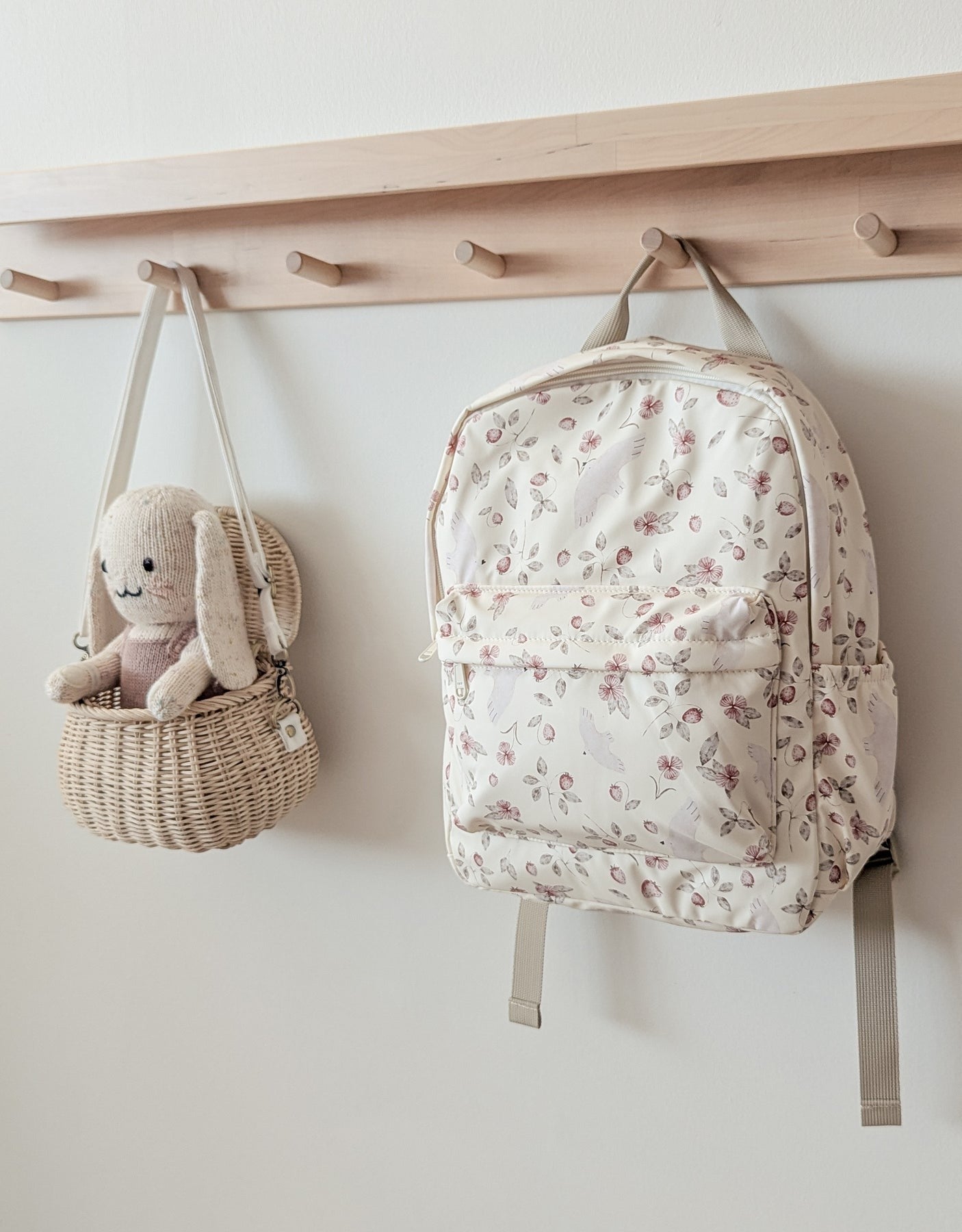 Sac-à-dos mini - Fleurs et oiseaux