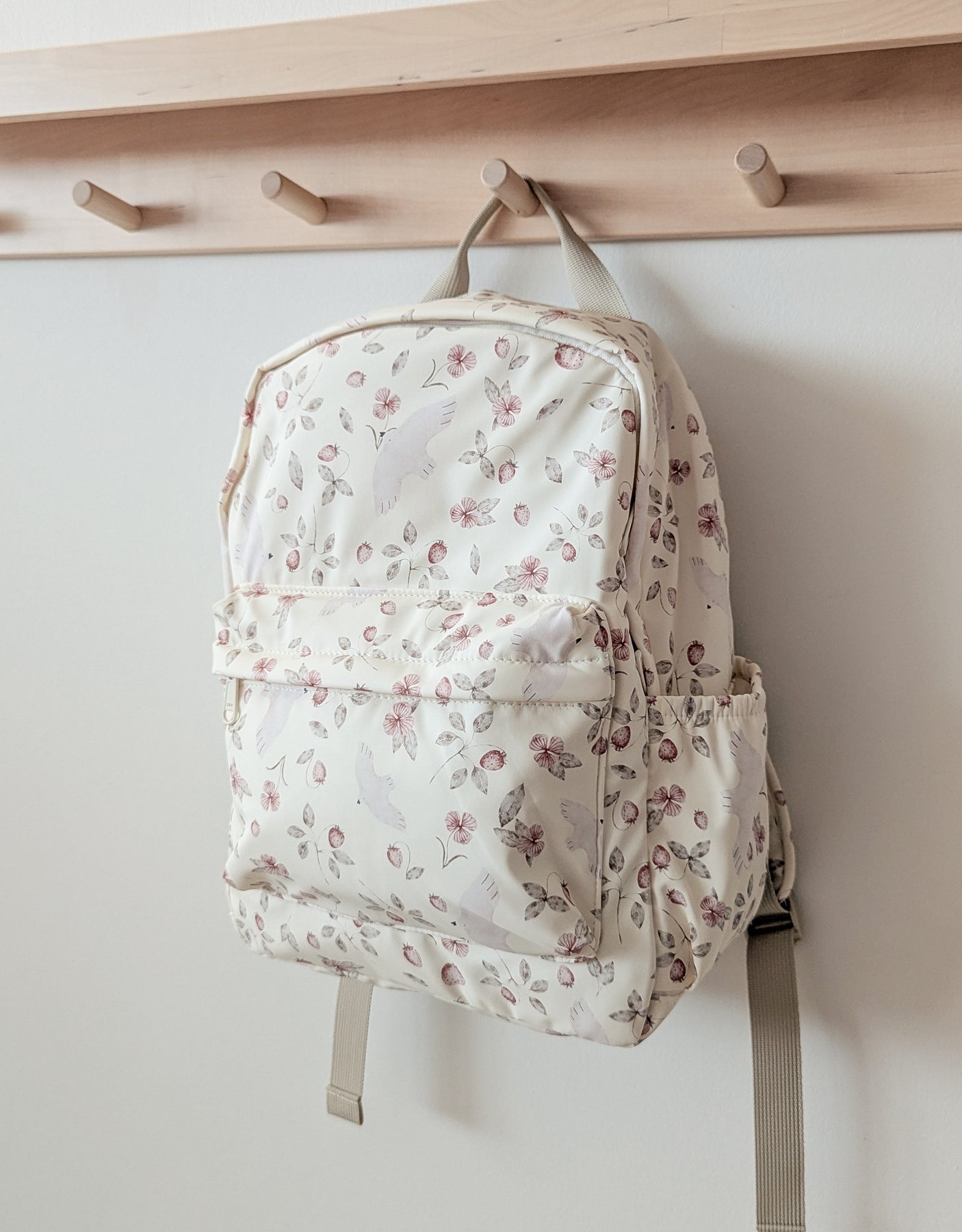 Sac-à-dos mini - Fleurs et oiseaux