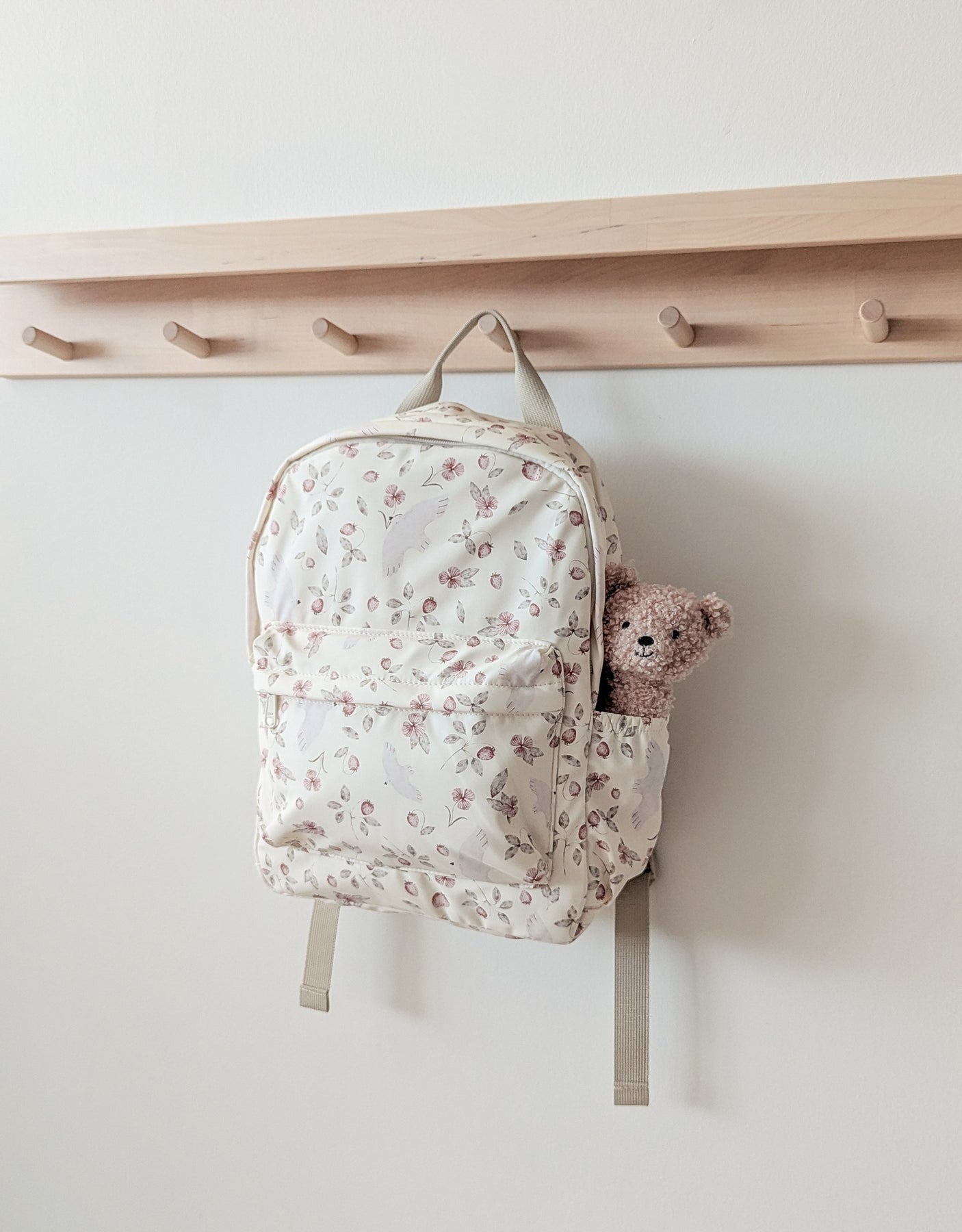 Sac-à-dos mini - Fleurs et oiseaux