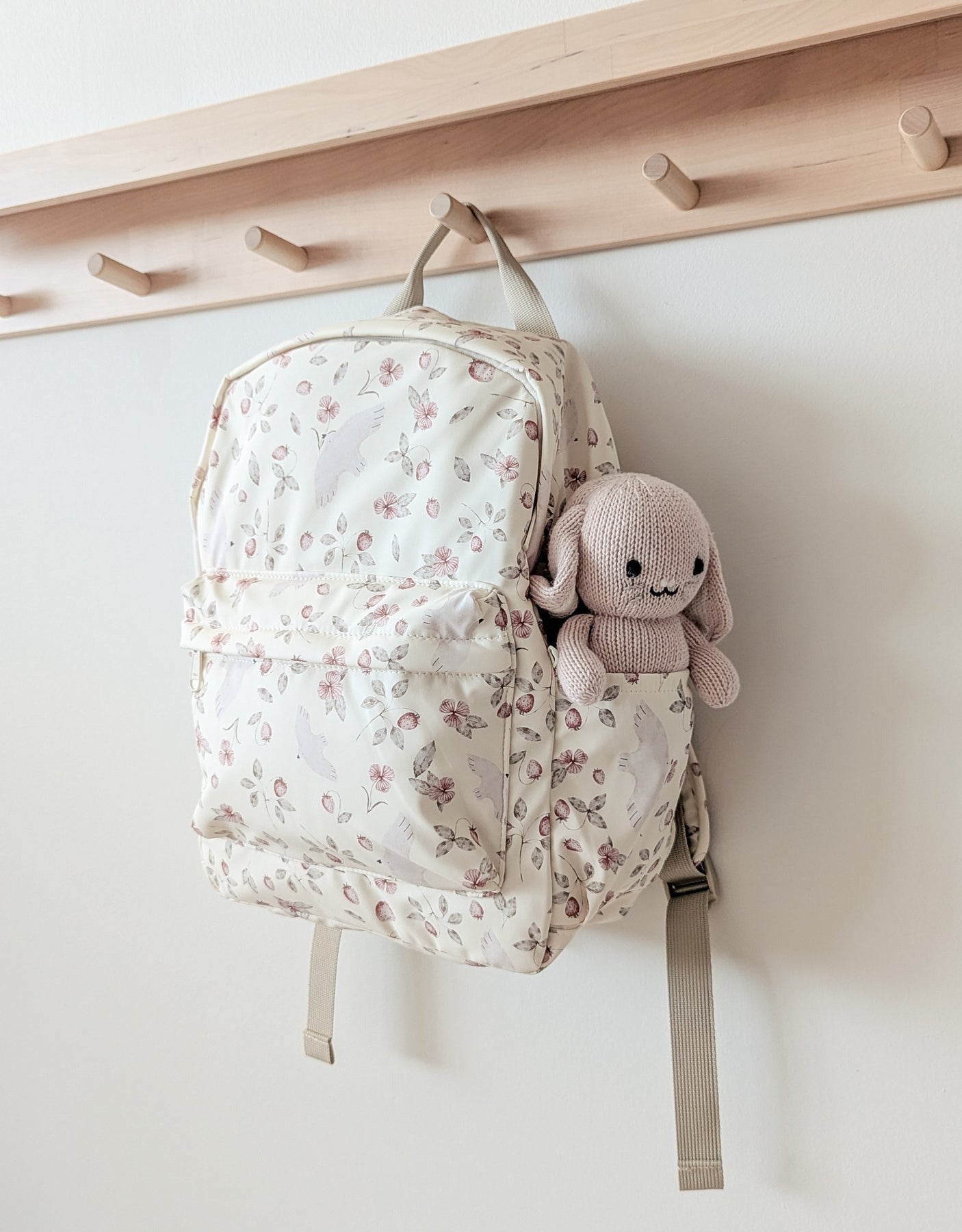 Sac-à-dos mini - Fleurs et oiseaux