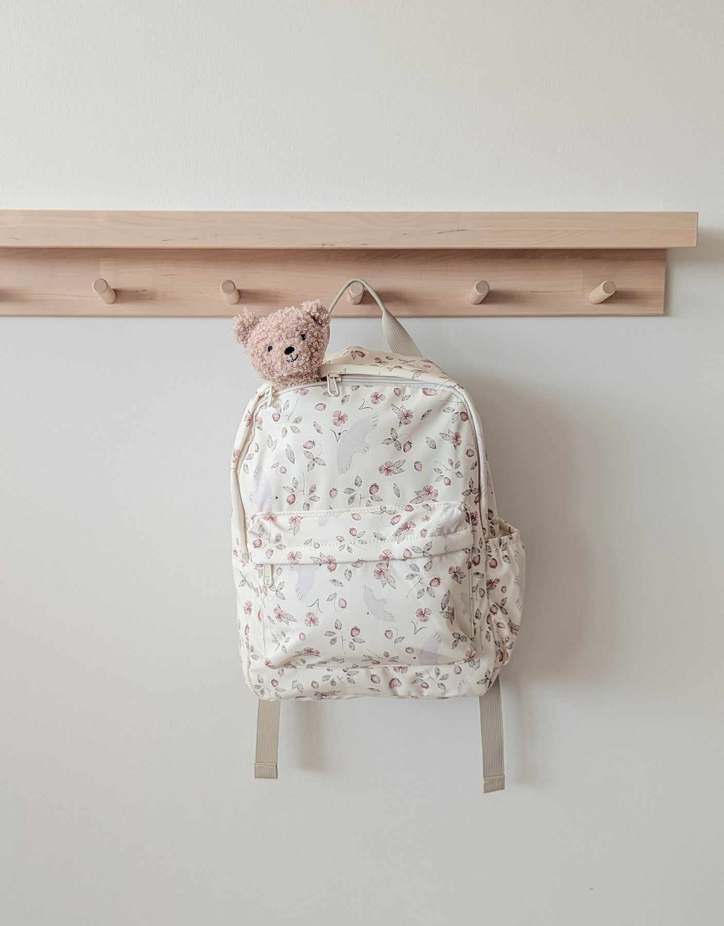 Sac-à-dos mini - Fleurs et oiseaux