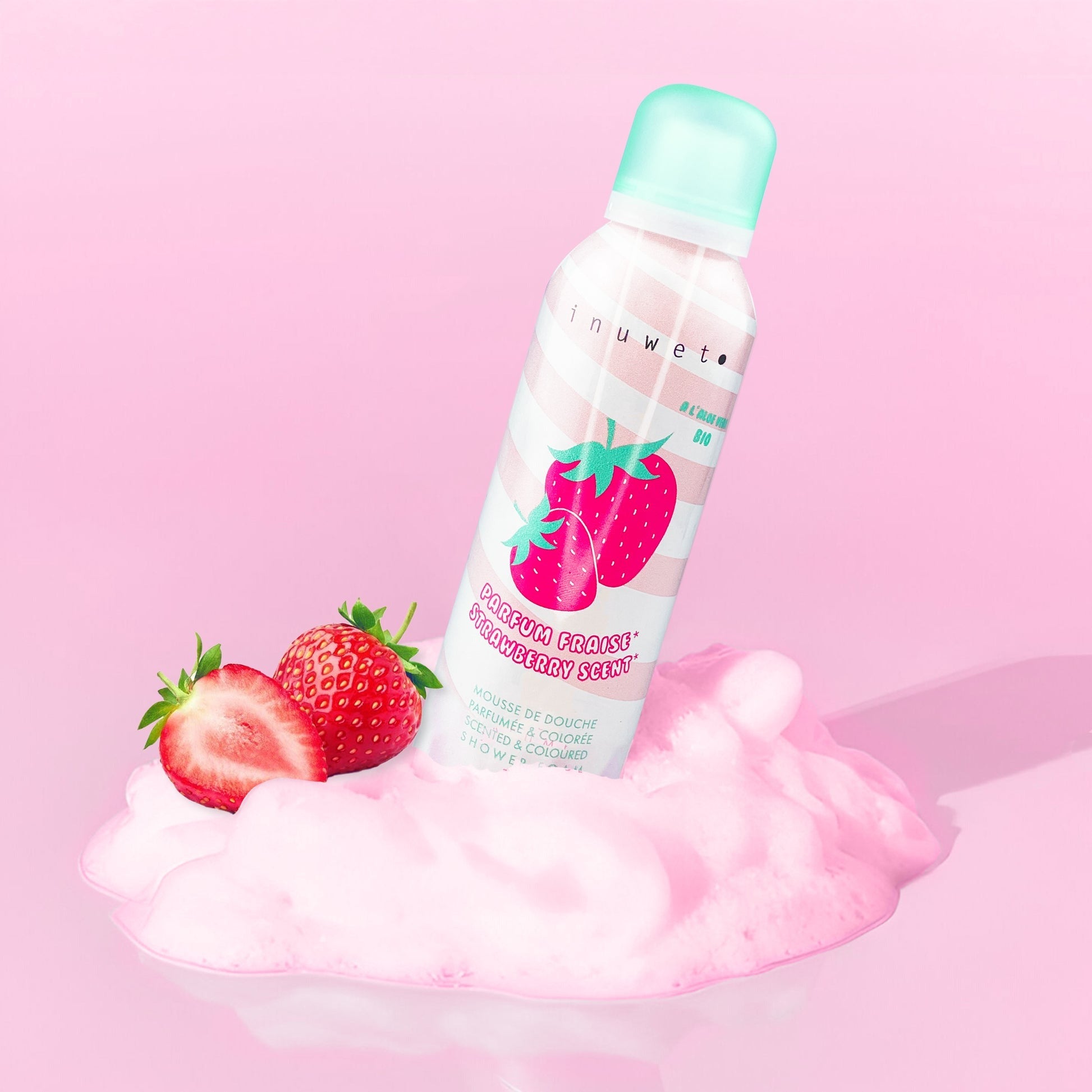 Mousse de douche - Parfum de fraise
