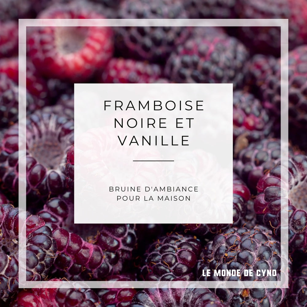 Bruine d'ambiance - Framboise noire et vanille COUP DE COEUR
