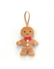 Peluche - Fred bonhomme pain d'épice ornement