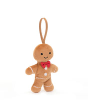 Peluche - Fred bonhomme pain d'épice ornement