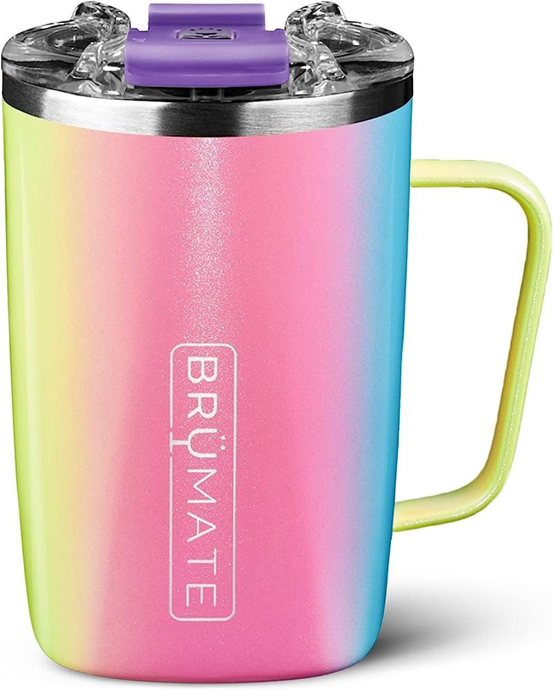 Tasse isolée - Arc-en-ciel brillant