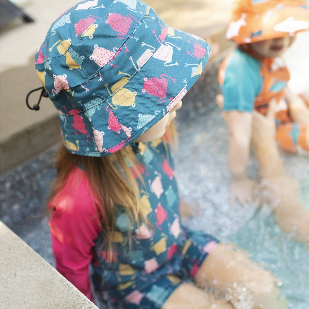 Chapeau de plage - Grenouilles