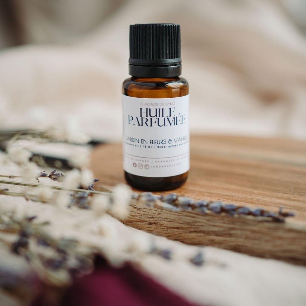 Huile parfumée - Jardin en fleurs & Vanille