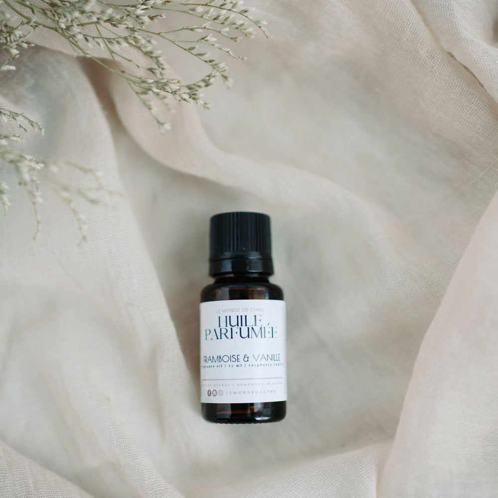 Huile parfumée - Framboise noire et vanille