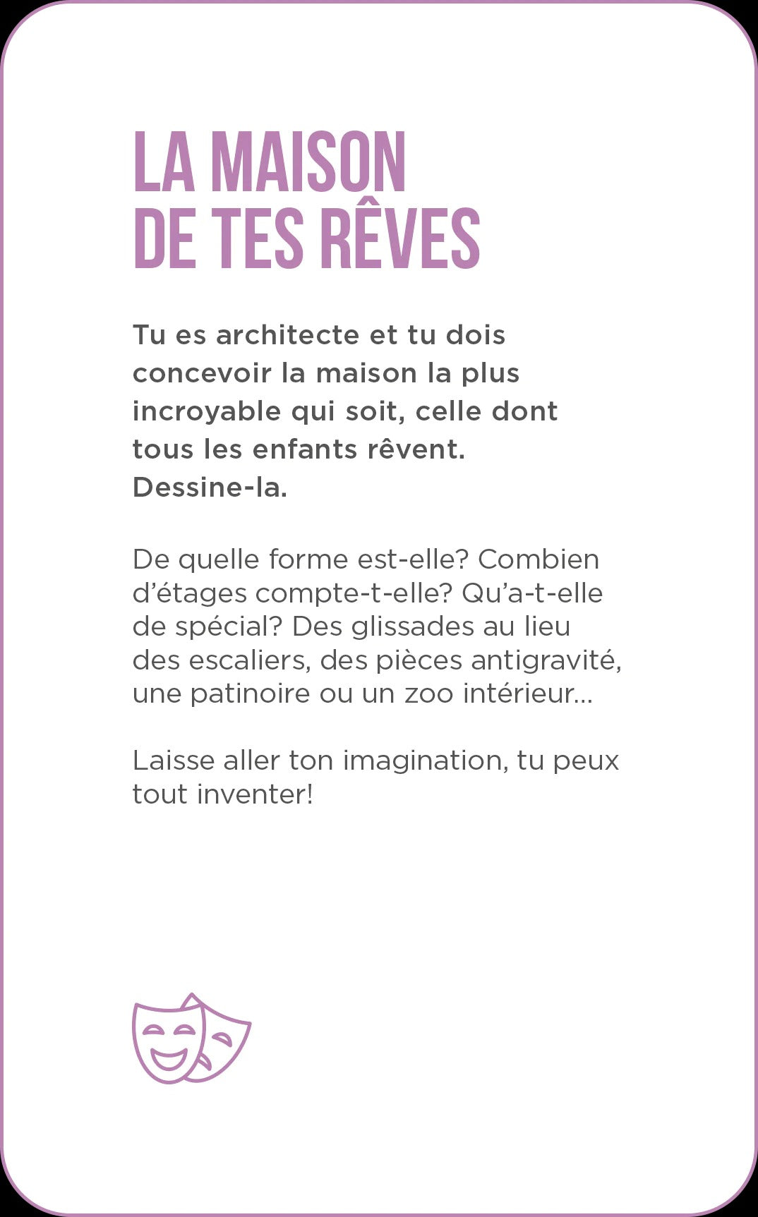 Jeu - Imaginer et créer