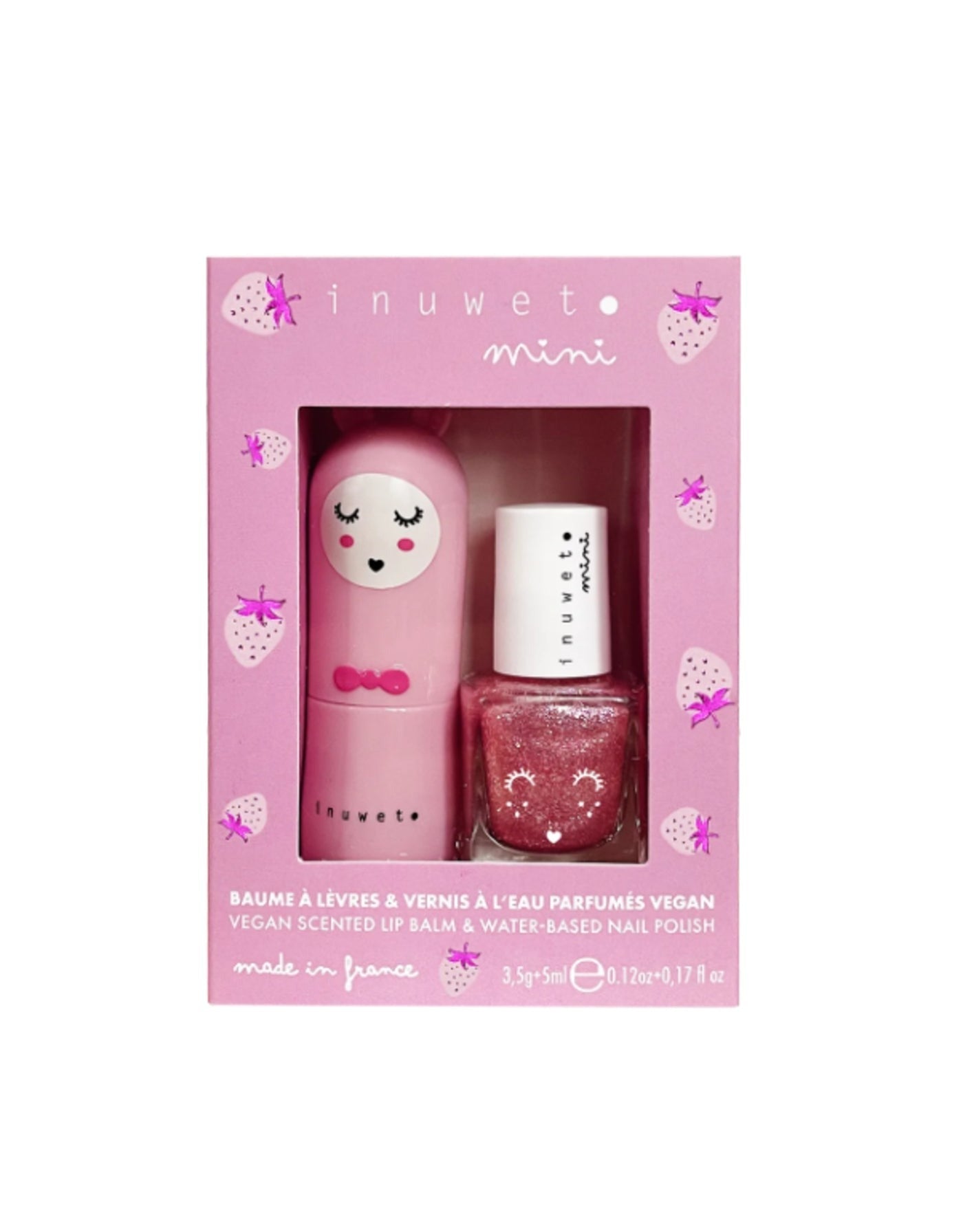 Duo baume & vernis- Rose pâle