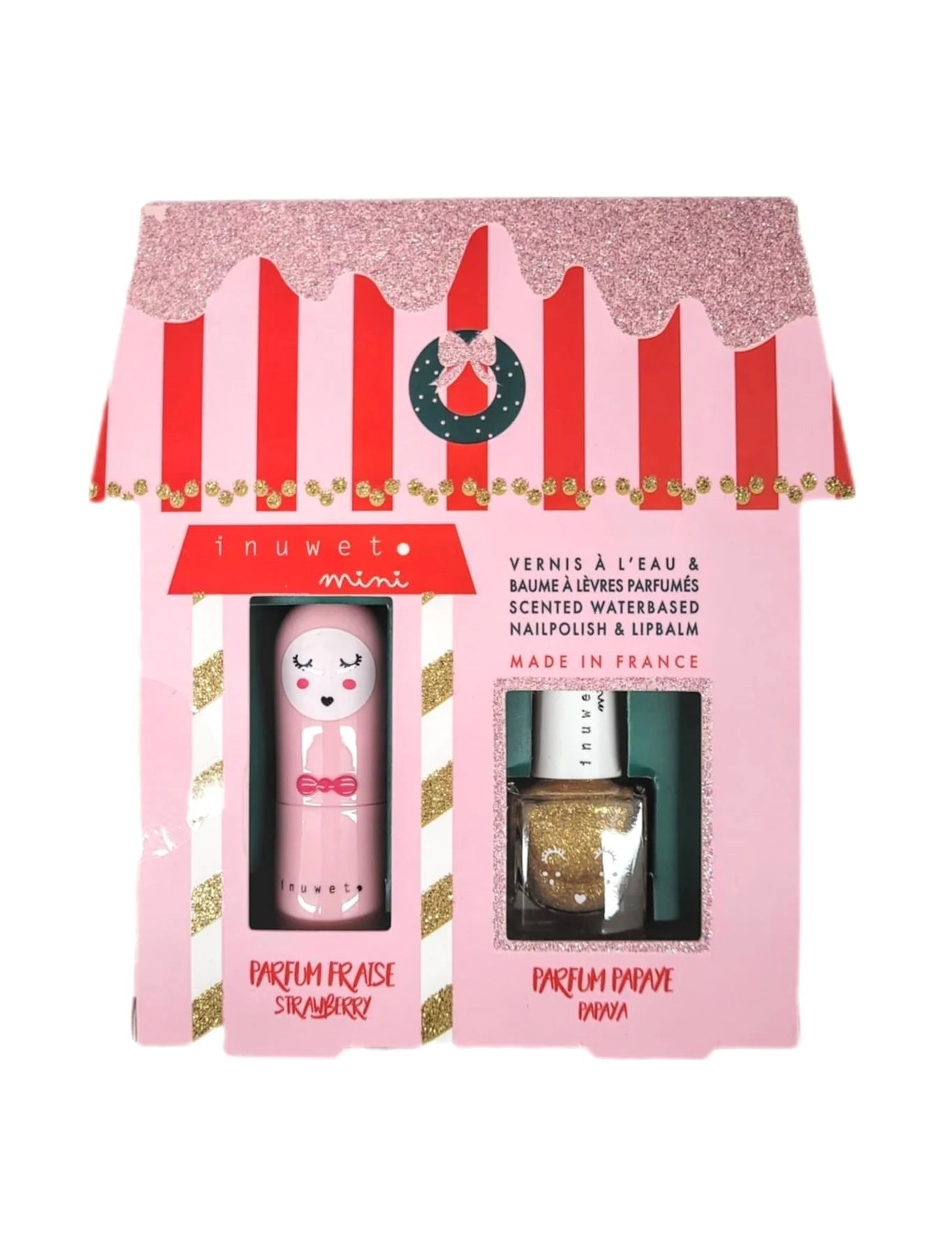 Duo Juliette - Baume fraise + Vernis papaye