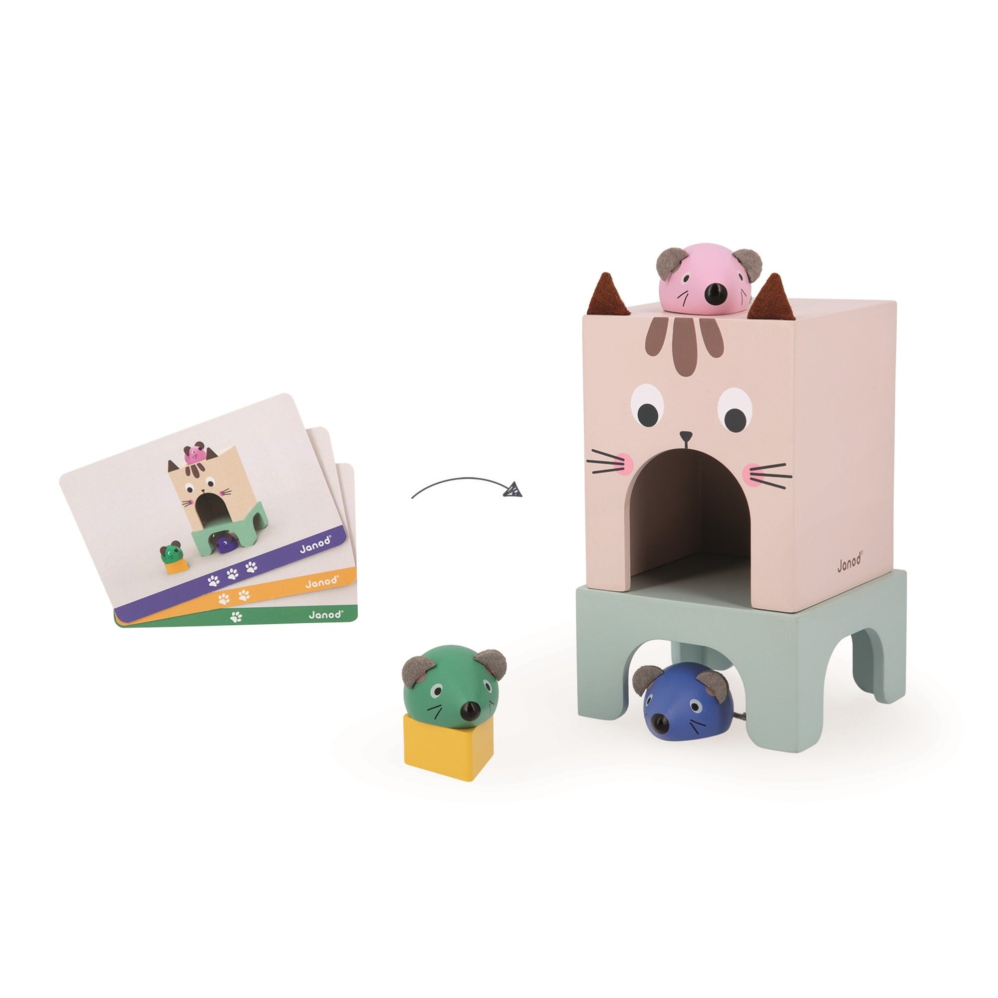 Se repérer dans l'espace -  Chat et souris