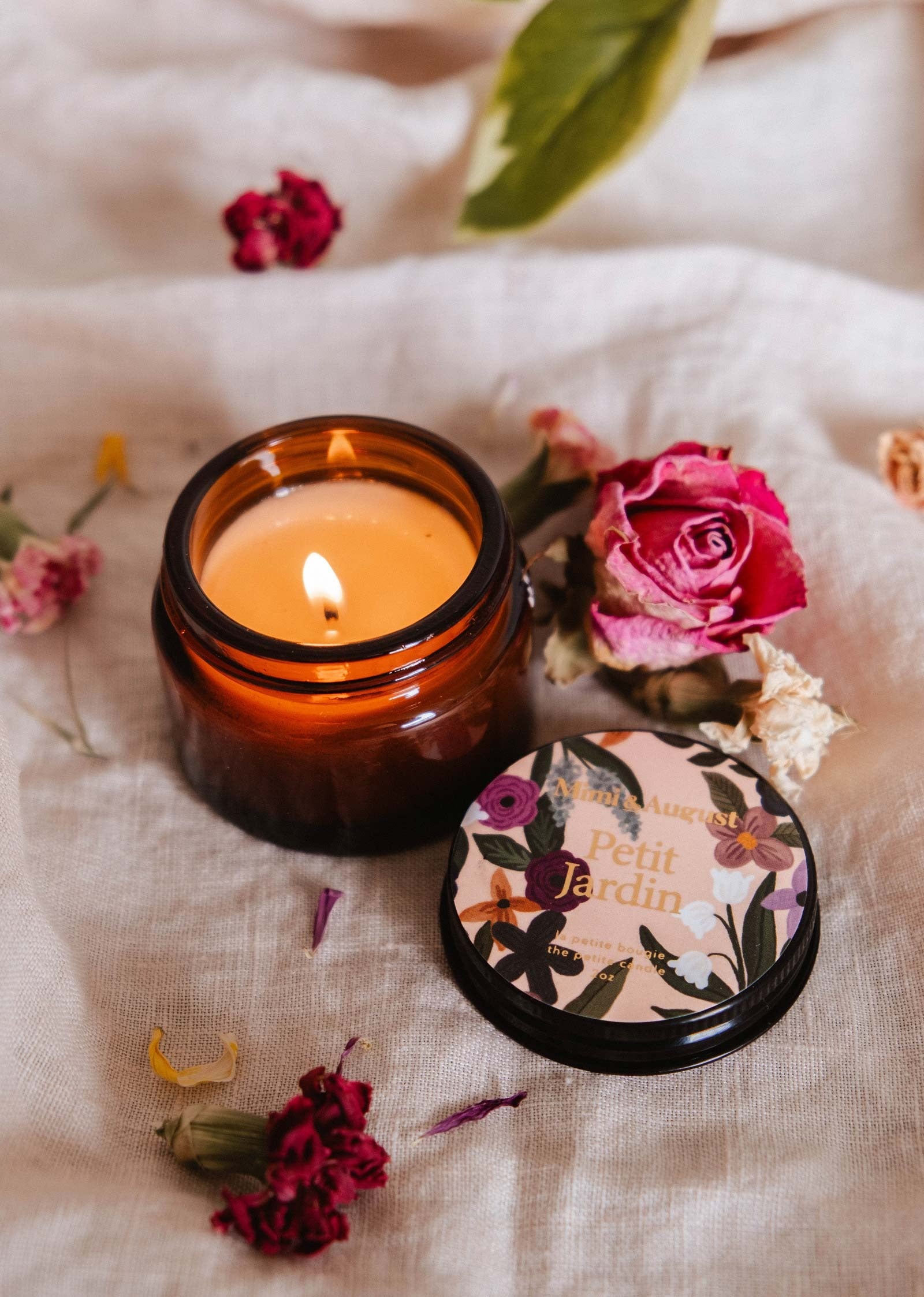 Bougie réutilisable - Petit Jardin 2 oz