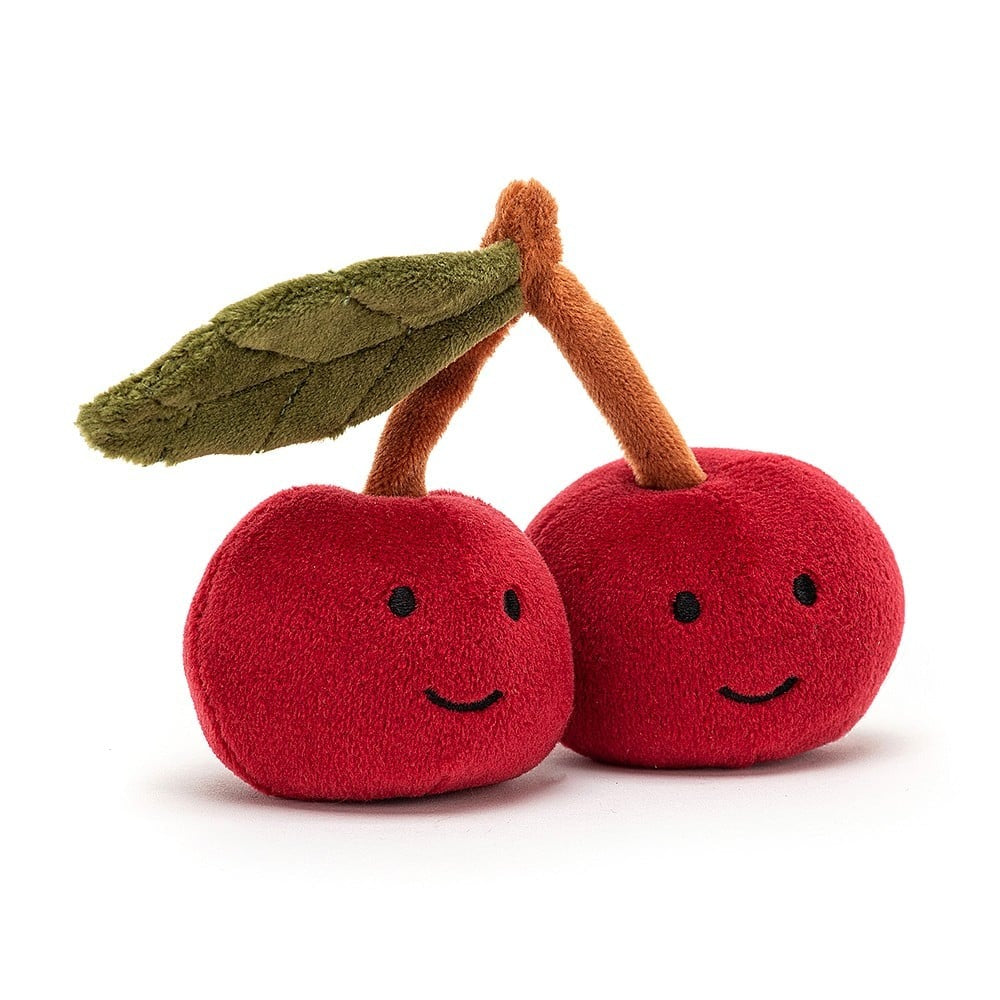 Peluche - Fruits Fabuleux, Cerise 4"