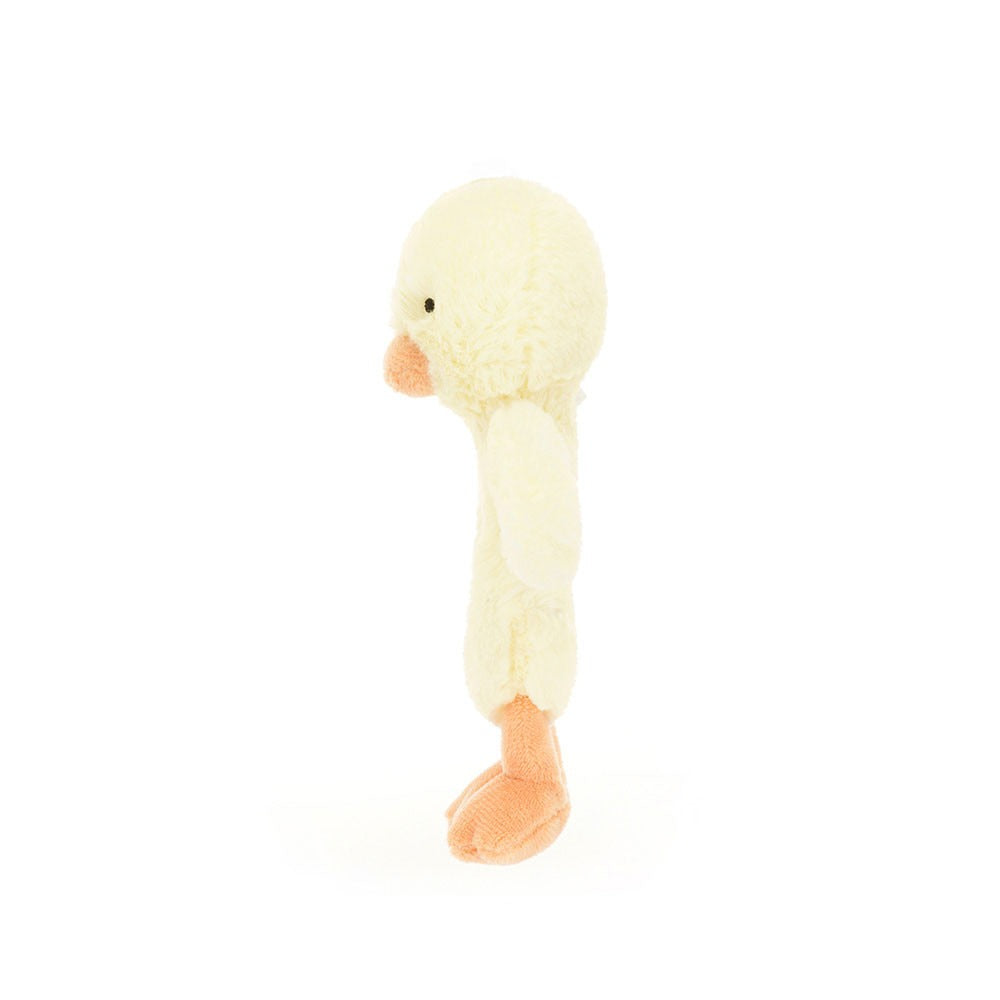 Peluche Jellycat - Hochet anneau Canard timide