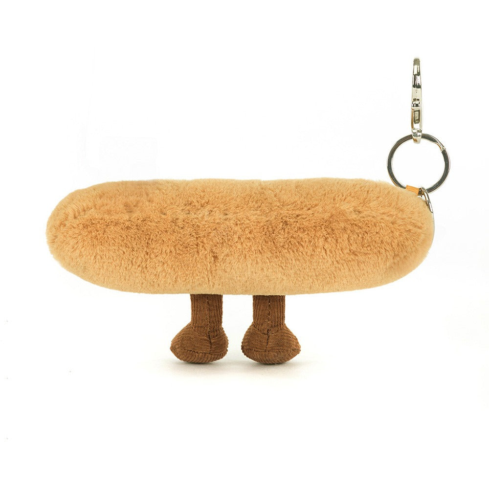 Peluche Jellycat - Amuseables porte-clé baguette de pain