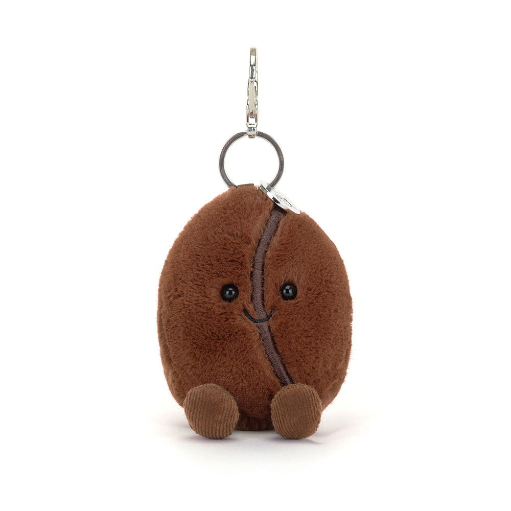 Peluche Jellycat - Amuseables porte-clé grain de café