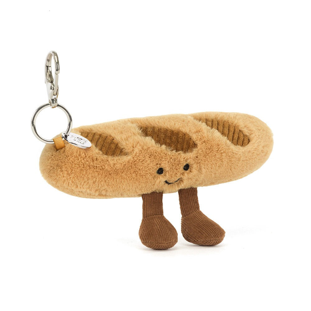 Peluche Jellycat - Amuseables porte-clé baguette de pain