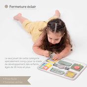 Planche d'éveil avec attaches COUP DE COEUR
