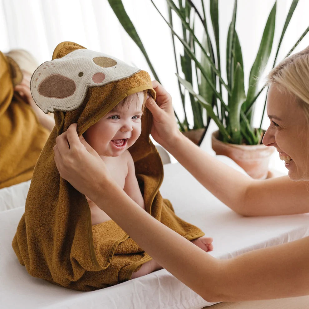 Serviette à capuchon pour bébé - Koala