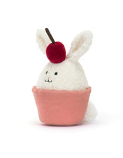 Peluche - Lapin cupcake délicat
