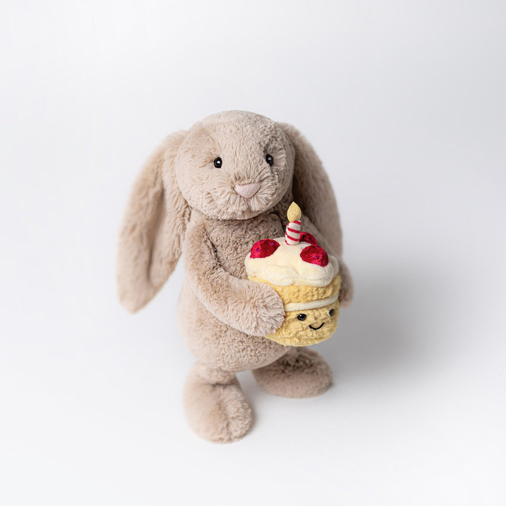 Peluche - Bashful Beige Bunny 'Birthday'