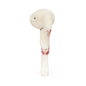 Peluche Jellycat - Hochet anneau Lapin crème berry