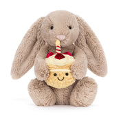 Peluche - Bashful Beige Bunny 'Birthday'