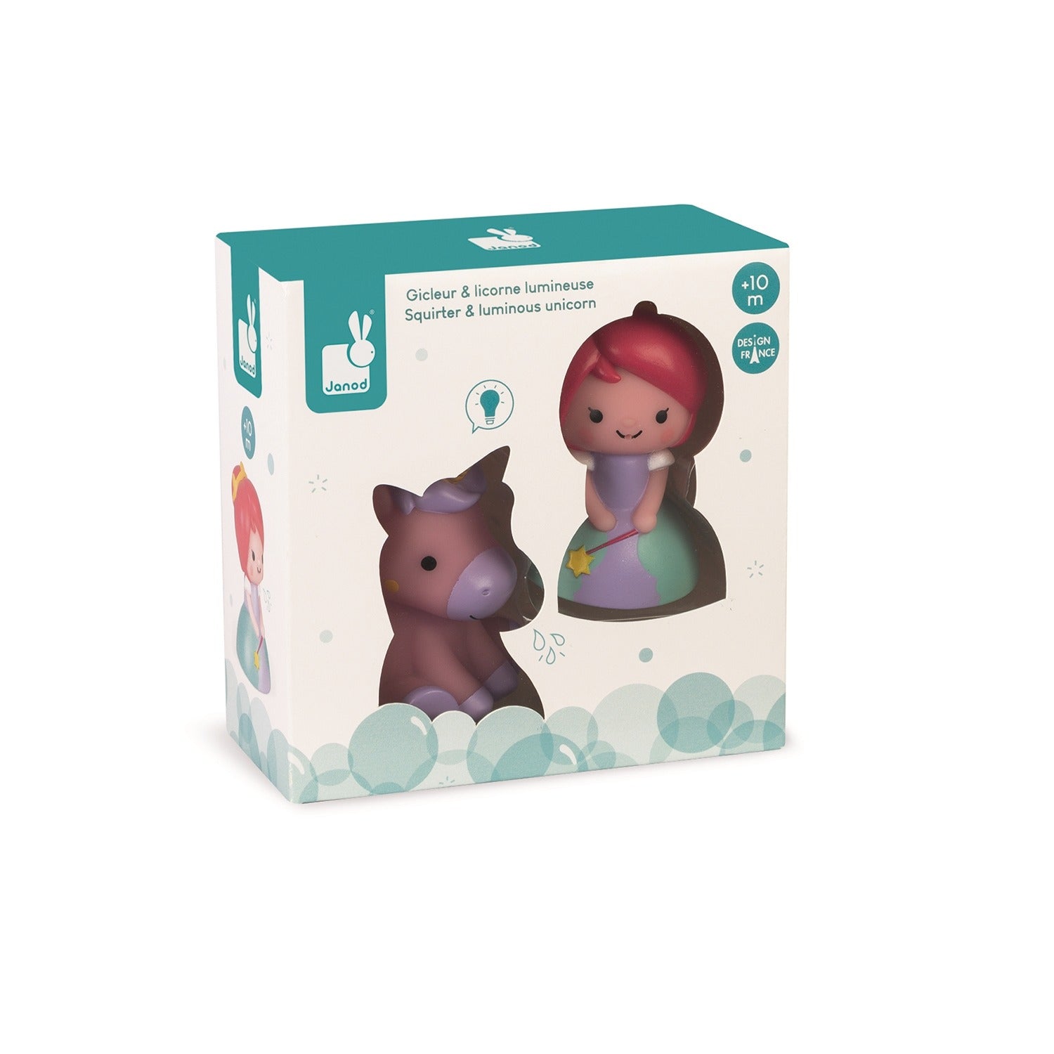 Gicleur - Princesse et licorne lumineuse