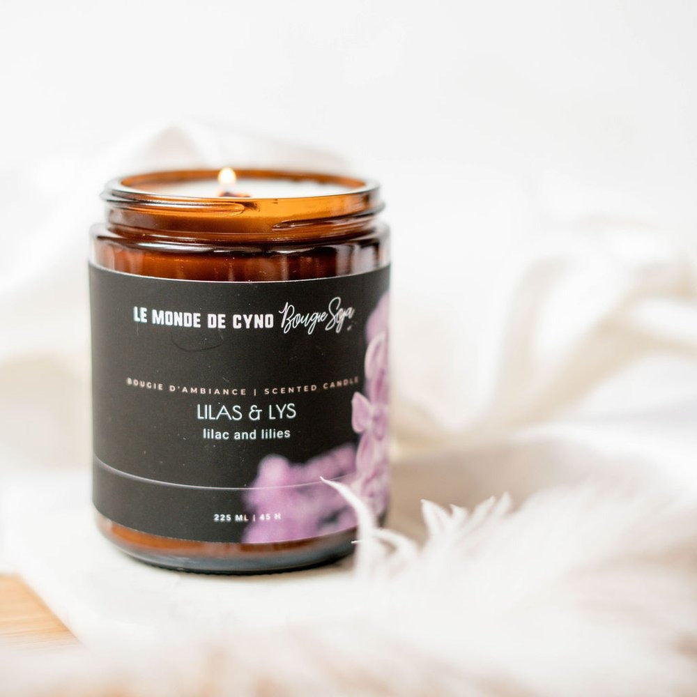 Chandelle - Lilas et lys