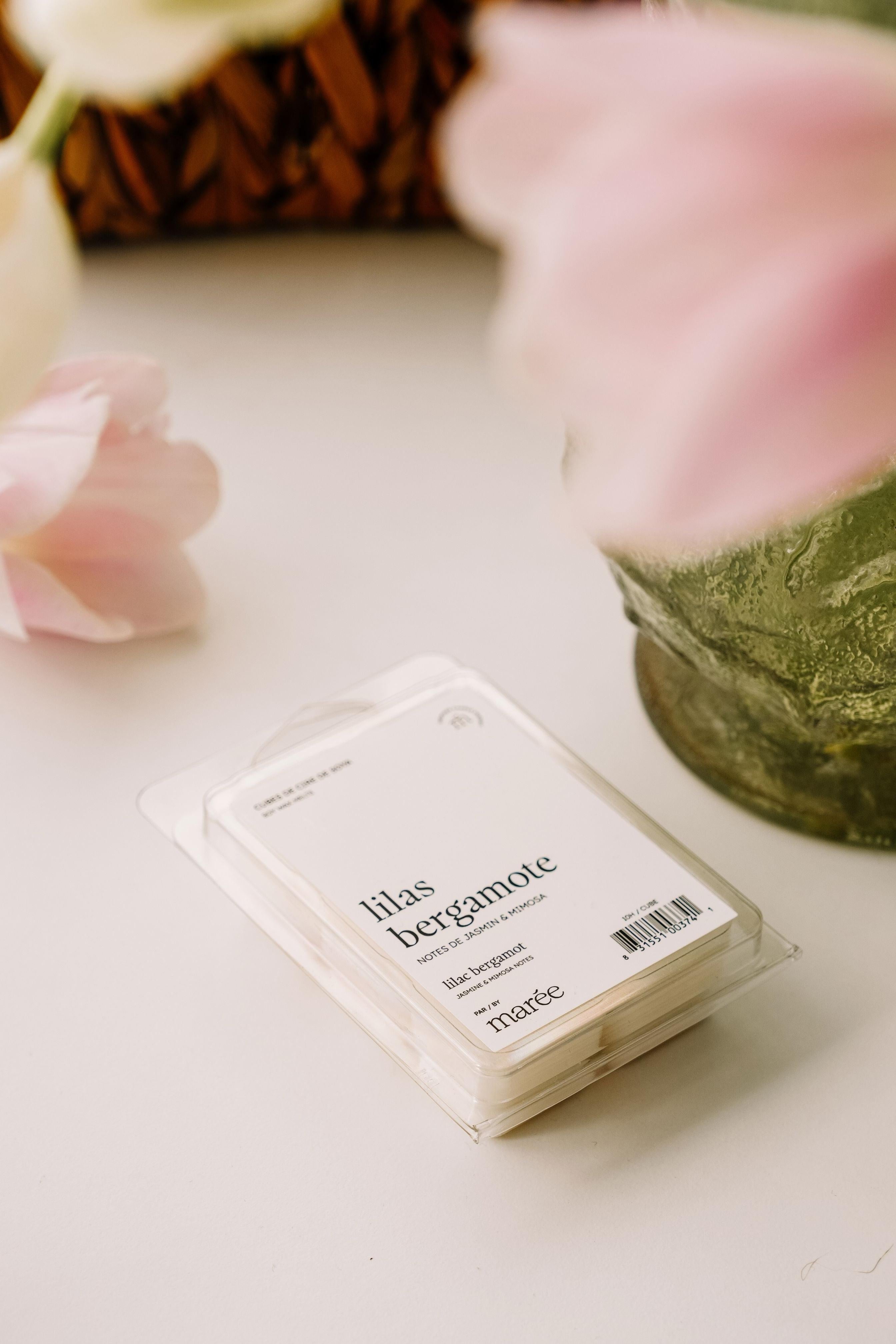 Pastilles de cire de soya pour diffuseur - Lilas bergamote