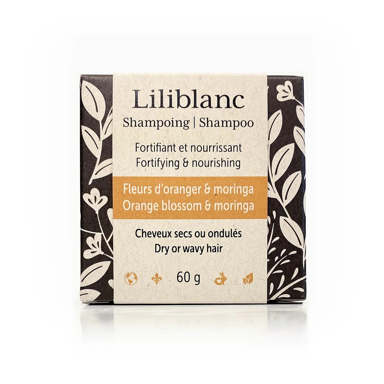 Shampoing en barre - Cheveux secs et ondulés – Fleurs d'oranger et moringa