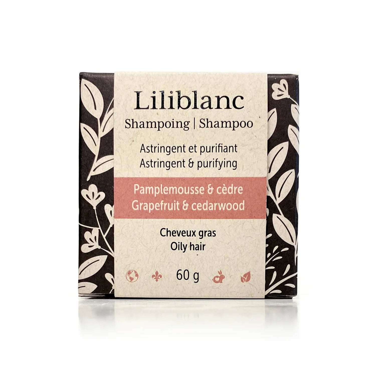 Shampoing en barre - Cheveux gras – Pamplemousse et cèdre de l’Atlas Prix normal