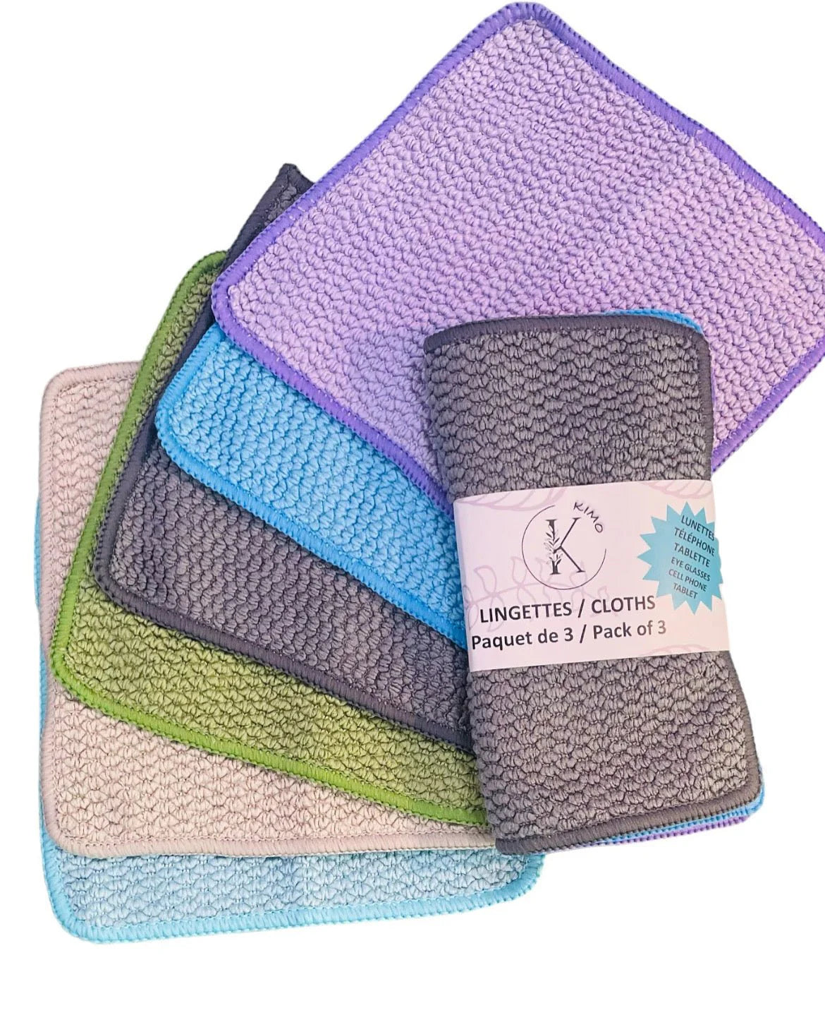 Lingettes Kimo (Paquet de 3)