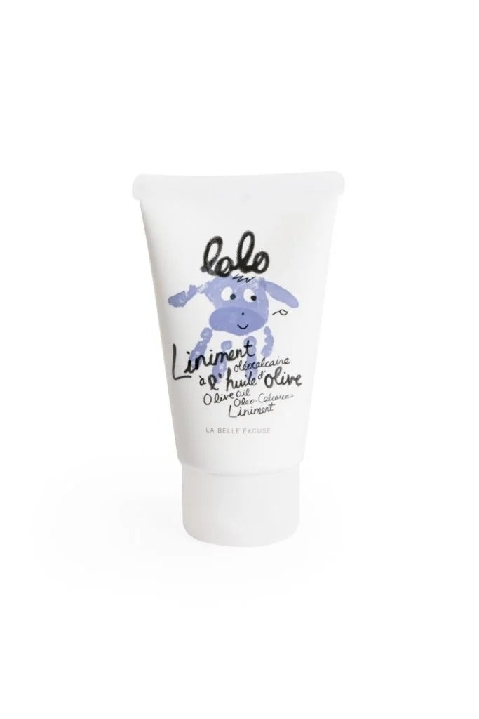 Liniment oléocalcaire à l'huile d'olive